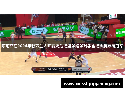 陈雨菲在2024年新西兰大师赛凭后场劈杀绝杀对手全场沸腾赢得冠军